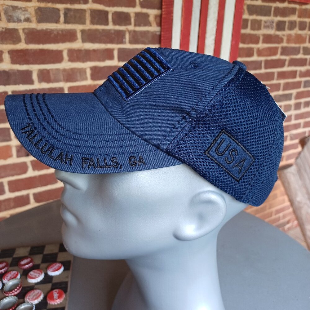 USA Hat "Tallulah Falls, GA" in Blue